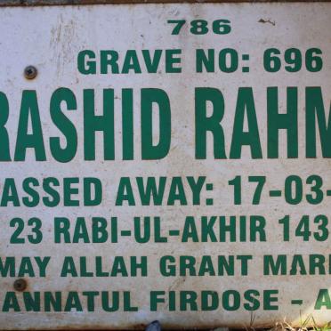 RAHMAN Rashid -2012