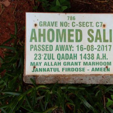 SALI Ahomed -2017