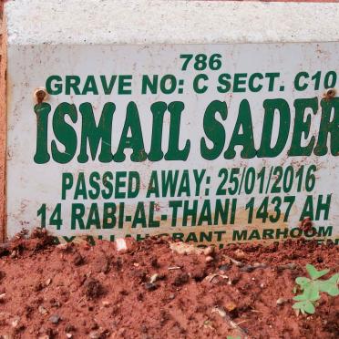 SADER Ismail -2016