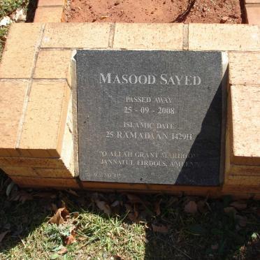 SAYED Masood -2008