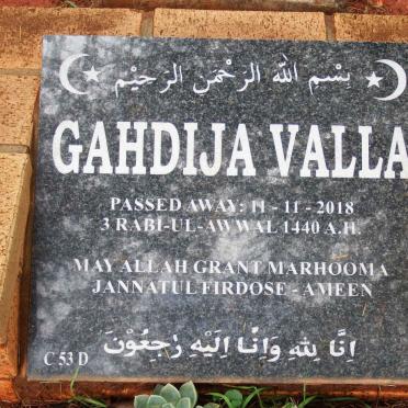 VALLA Gahdija -2018