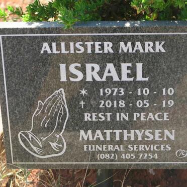ISRAEL Allister Mark 1973-2018