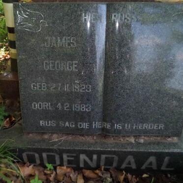 ODENDAAL James George 1929-1983