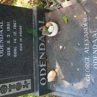 ODENDAAL Johanna Louisa 1901-1967 :: ODENDAAL George Alexander 1935-2011