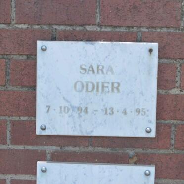 ODIER Sara 1994-1995