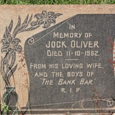 OLIVER Jock -1952
