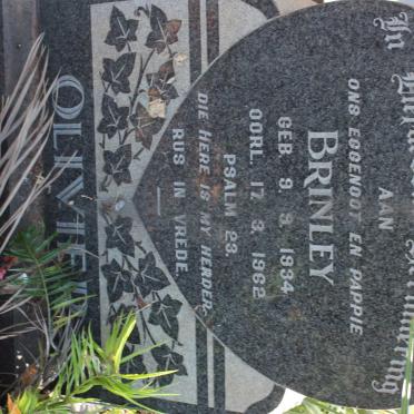 OLIVIER Brinley 1934-1962