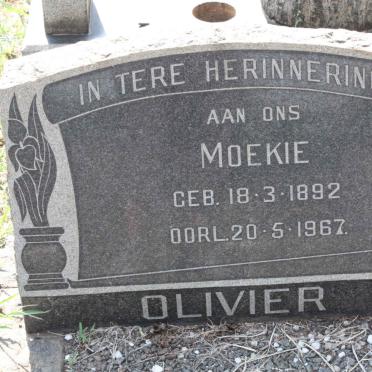 OLIVIER Moekie 1892-1967