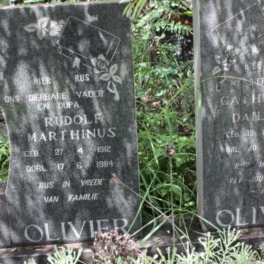 OLIVIER Rudolf Marthinus 1912-1984 &amp; Catherina Dailina 1910-1982