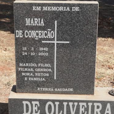 OLIVEIRA Mario De Conceicao, de 1942-2002