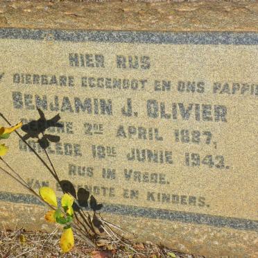 OLIVIER Benjamin J. 1887-1943