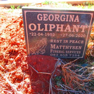 OLIPHANT Georgina 1952-2020