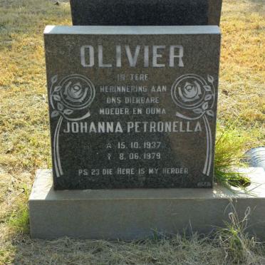 OLIVIER Johanna Petronella 1937-1979