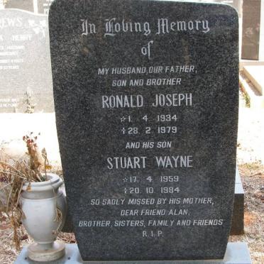 OLIVER Ronald Joseph 1934-1979 :: OLIVER Stuart Wayne 1959-1984