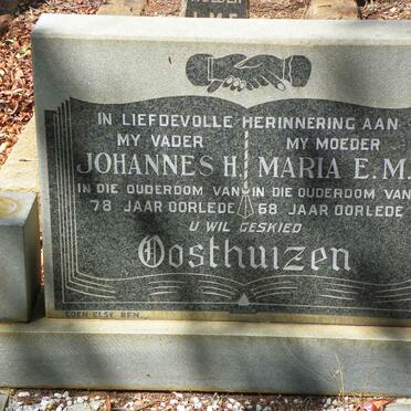 OOSTHUIZEN Johannes H. &amp; Maria E.M.