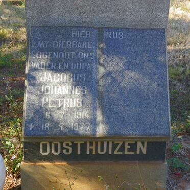 OOSTHUIZEN Jacobus Johannes Petrus 1914-1977