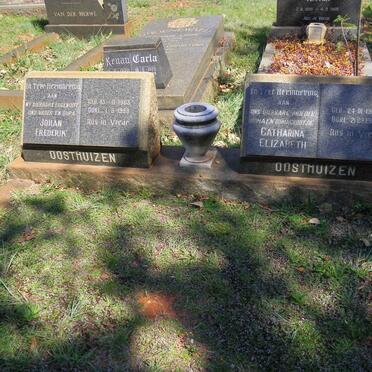 OOSTHUIZEN Johan Frederik 1903-1959 &amp; Catharina Elizabeth 1907-1989