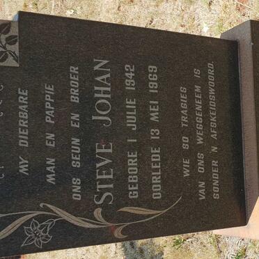 OOSTHUIZEN Steve Johan 1942-1969