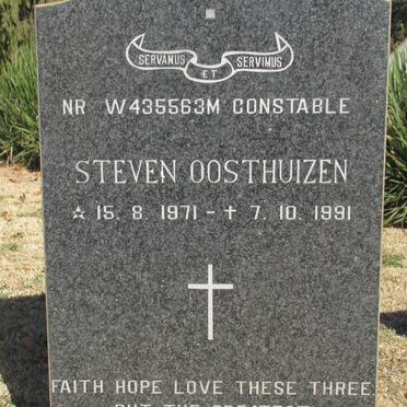OOSTHUIZEN Steven 1971-1991