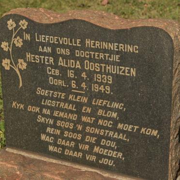 OOSTHUIZEN Hester Alida 1939-1949