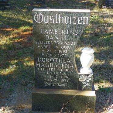 OOSTHUIZEN Lambertus Daniel 1893-1975 &amp; Dorothea Magdalena 1906-1977