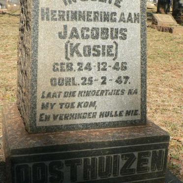 OOSTHUIZEN Jacobus 1946-1947