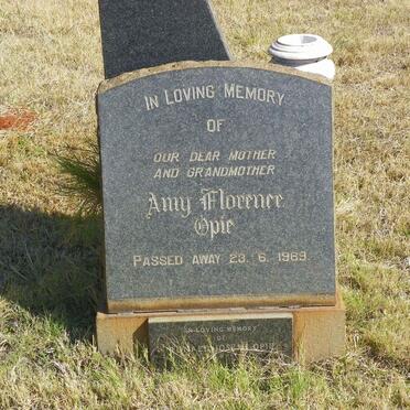 OPIE Amy Florence -1969 :: OPIE Ronald Joseph 1929-1984