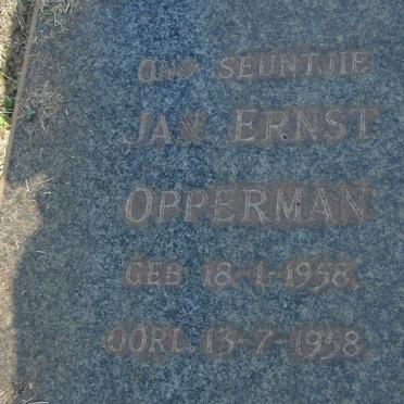 OPPERMAN Jan Ernst 1958-1958