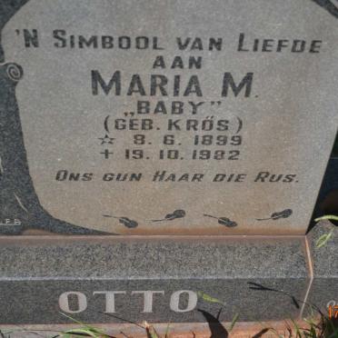 OTTO Maria M. nee KROS 1899-1982