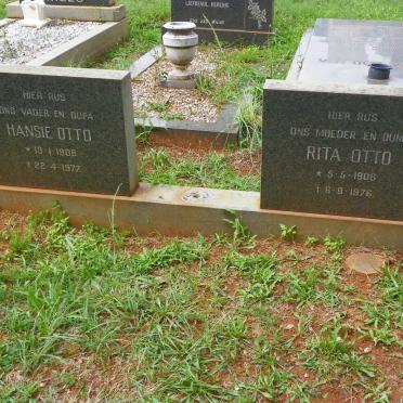 OTTO Hansie 1908-1977 &amp; Rita 1906-1976