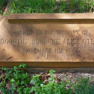 OTLEY Thomas George 1873-1965 &amp; Dorothy Blanche Alice -1944