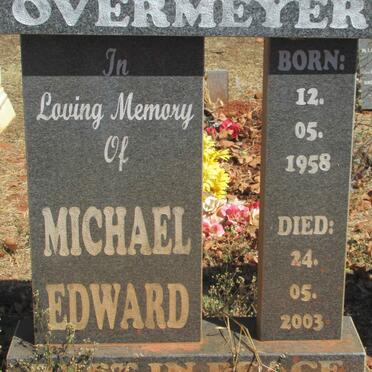 OVERMEYER Michael Edward 1958-2003