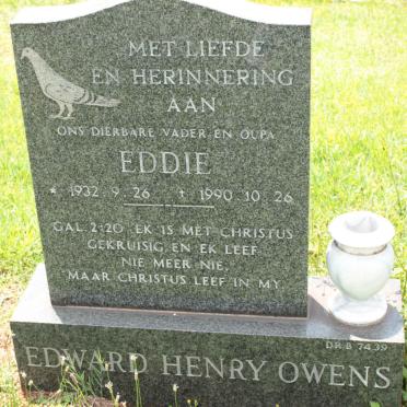 OWENS Edward Henry 1932-1990