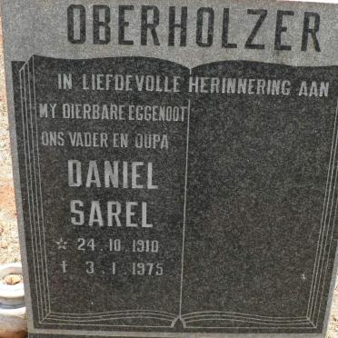 OBERHOLZER Daniel Sarel 1910-1975
