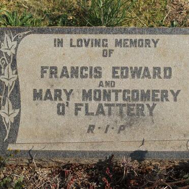 O'FLATTERY Francis Edward &amp; Mary Montgomery