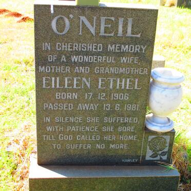 O'NEIL Eileen Ethel 1906-1981