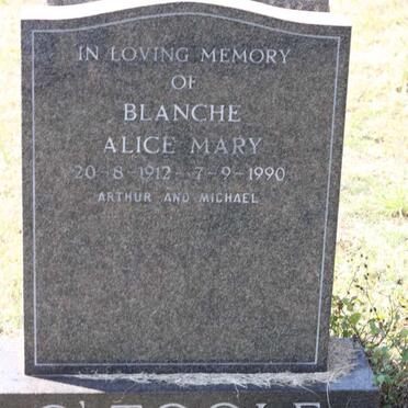 O'TOOLE Blanche Alice Mary 1912-1990