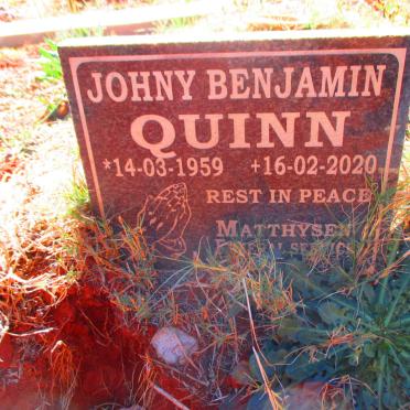 QUINN Johny Benjamin 1959-2020