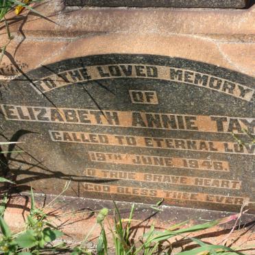 TAYLOR Elizabeth Annie -1946