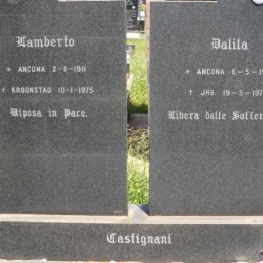 TASTIGNANI Lamberto 1911-1975 &amp; Dalila 1915-1978