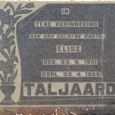 TALJAARD Elise 1931-1960