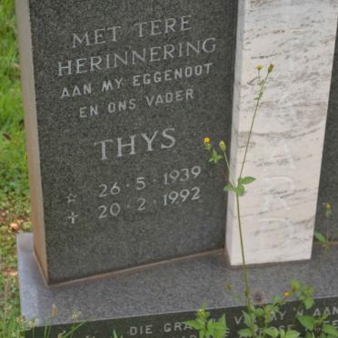 TALJAARD Thys 1924-1992