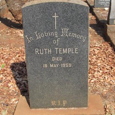 TEMPLE Ruth -1959