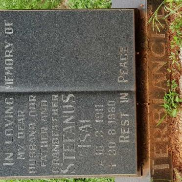 TERBLANCHE Stefanus Isai 1911-1980
