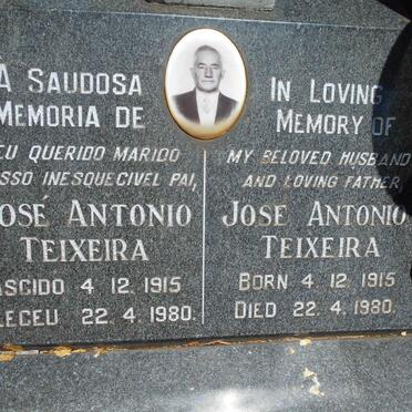 TEIXEIRA Jose Antonio 1915-1980 &amp; Elisa D.N. 1922-1996