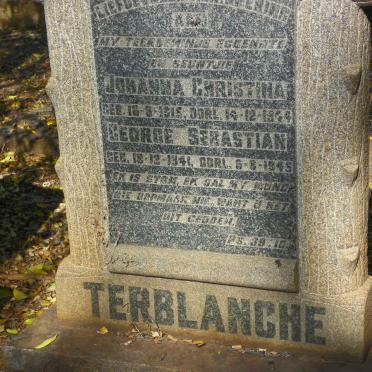 TERBLANCHE Johanna Christina 1915-1944 :: TERBLANCHE George Sebastian 1941-1945
