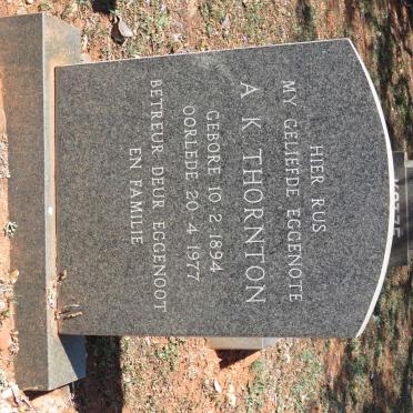 THORNTON A.K. 1894-1977
