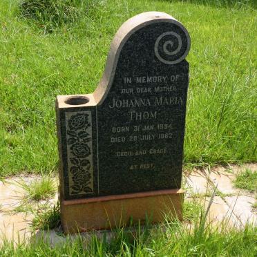 THOM Johanna Maria 1894-1962