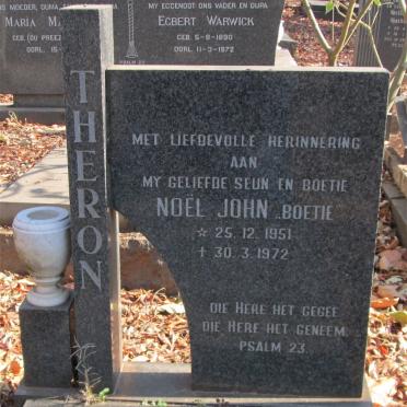 THERON Noel Johannes 1951-1972