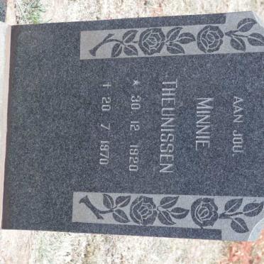 THEUNISSEN Minnie 1920-1970